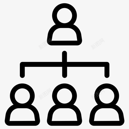 结构组成等级图标svg_新图网 https://ixintu.com 等级 管理 组成 组织 结构