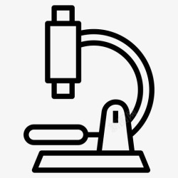 显微镜实物显微镜实验室仪器实验室设备图标高清图片