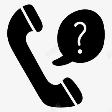 未知电话来电未知呼叫图标图标