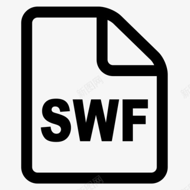 swf文件文档flash图标图标