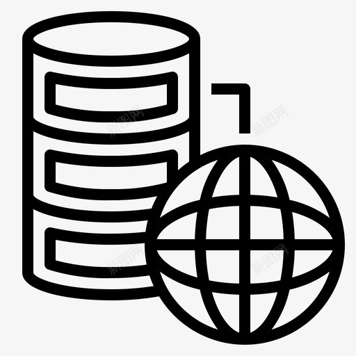数据库服务器数字信息图标svg_新图网 https://ixintu.com 互联网 信息 在线 工作 技术 数字 数据库 服务器 概述 营销