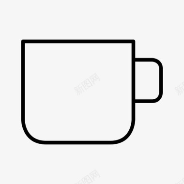 咖啡杯热茶茶杯图标图标