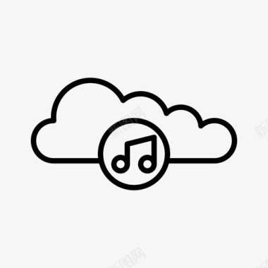 云创作音乐图标图标