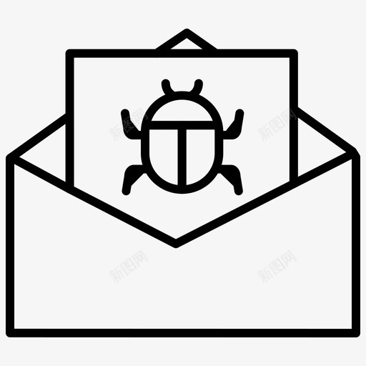 电子邮件错误代码互联网图标svg_新图网 https://ixintu.com 互联网 代码 信件 垃圾 电子邮件 病毒 计算机 邮件 错误