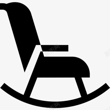 摇椅家具116填充图标图标