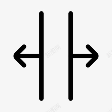 左箭头和右箭头按钮方向图标图标
