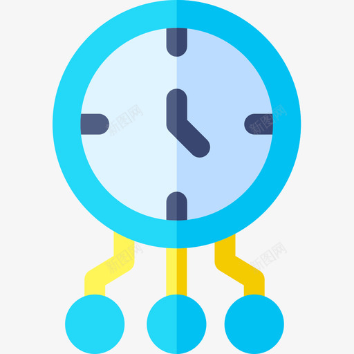 时间管理速度表1扁平图标svg_新图网 https://ixintu.com 度表 扁平 时间管理 速度