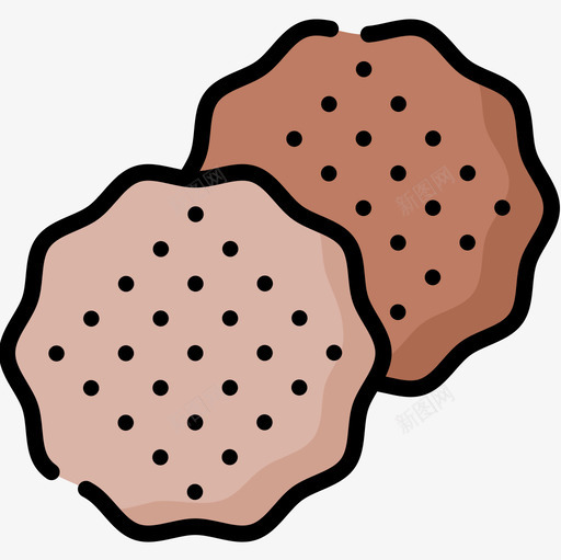 饼干快餐71原色图标svg_新图网 https://ixintu.com 原色 快餐71 饼干