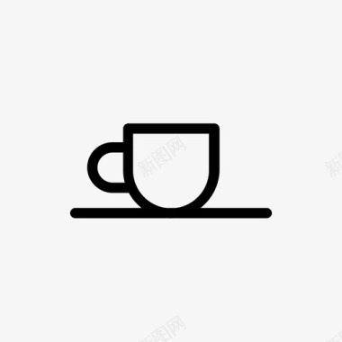 喝咖啡水图标图标