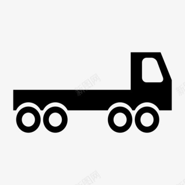 车辆卡车马车图标图标