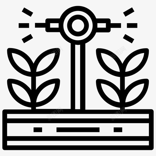 盆栽植物生长园艺植物生长图标svg_新图网 https://ixintu.com 农场 园艺 图标 智能 植物 生长 盆栽 种植