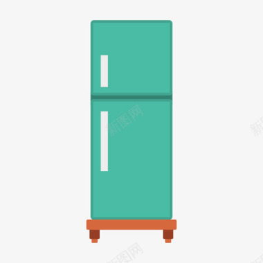 冰箱食品和饮料29扁平图标图标