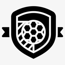 俱乐部标足球俱乐部徽章足球俱乐部标志体育字形标集图标高清图片