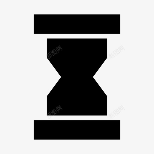 沙漏警报时间图标svg_新图网 https://ixintu.com 手表 时间 沙漏 混合符号符号字形 警报 计时器