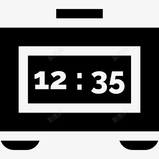 数字时钟速度表时间8已填充图标svg_新图网 https://ixintu.com 填充 度表 数字 时钟 时间 速度