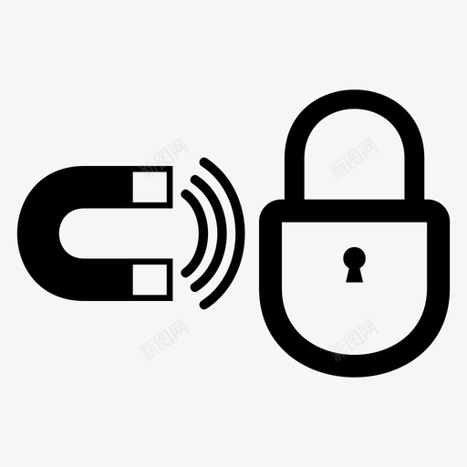 锁保证安全锁定图标svg_新图网 https://ixintu.com 保证安全 磁性锁 锁 锁定