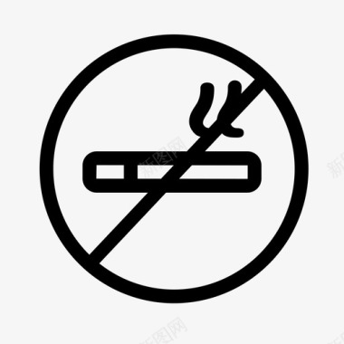 禁止吸烟吸烟酒店图标图标