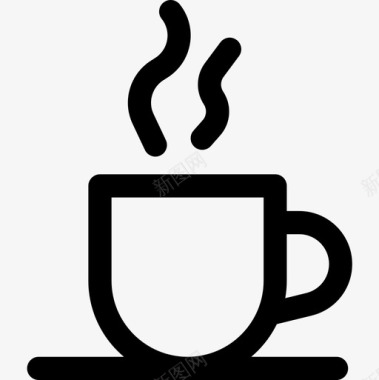 咖啡编程61线性图标图标