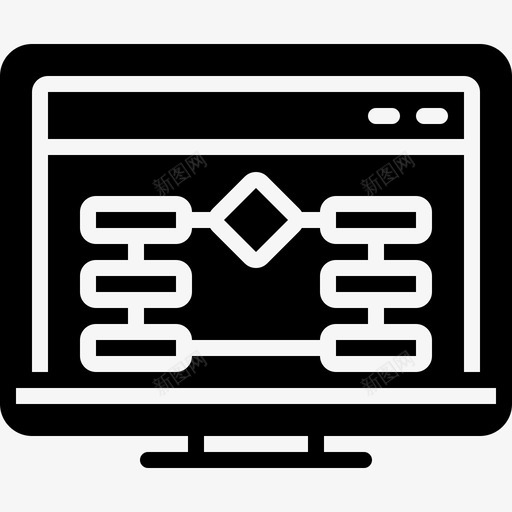 网站算法应用编码图标svg_新图网 https://ixintu.com 应用 算法 编码 编程 网站 计算机 软件
