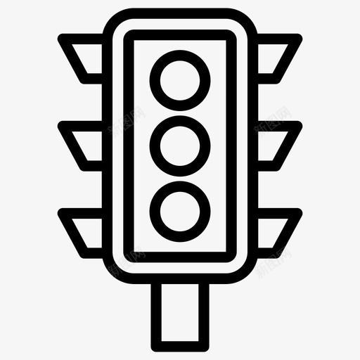 交通信号灯指示灯道路标志图标svg_新图网 https://ixintu.com 交通 信号 信号灯 地图 导航 指示灯 方向 标志 道路