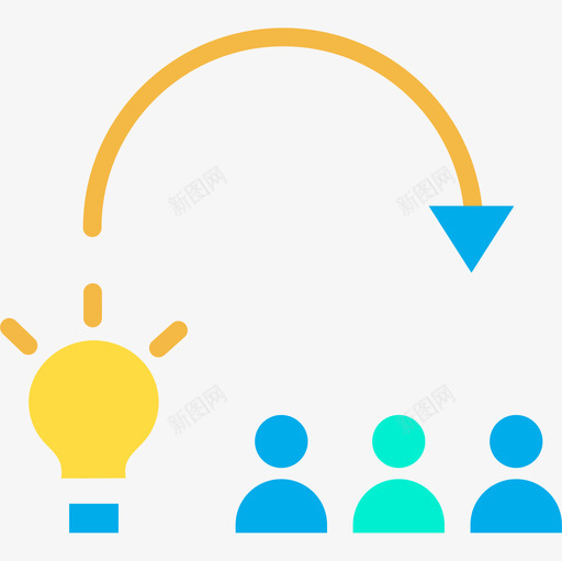 头脑风暴创造力4平淡图标svg_新图网 https://ixintu.com 创造力4 头脑风暴 平淡