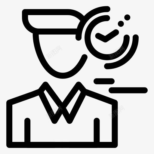 时间约会时钟图标svg_新图网 https://ixintu.com 时钟 时间 用户 男性 策略和管理 约会
