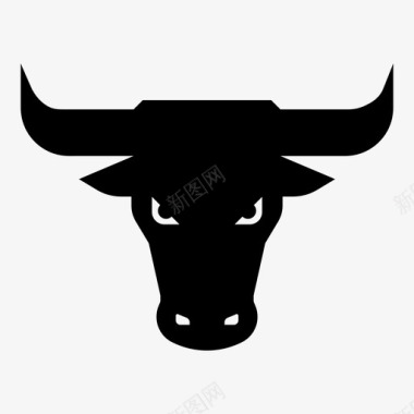 牛头动物牛图标图标