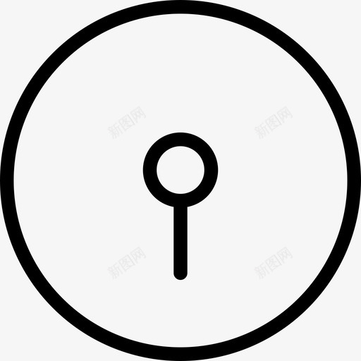 钥匙孔法律和犯罪直系图标svg_新图网 https://ixintu.com 法律 犯罪 直系 钥匙孔