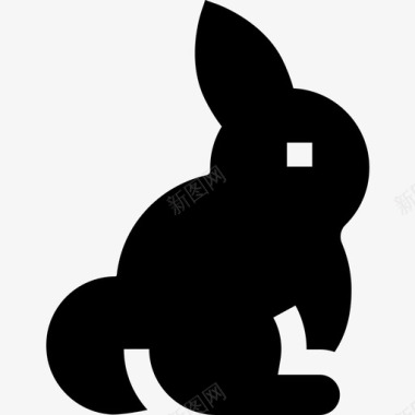 兔子53号弹簧填充图标图标