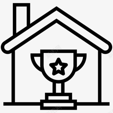 房地产奖最佳住宅最佳物业图标图标