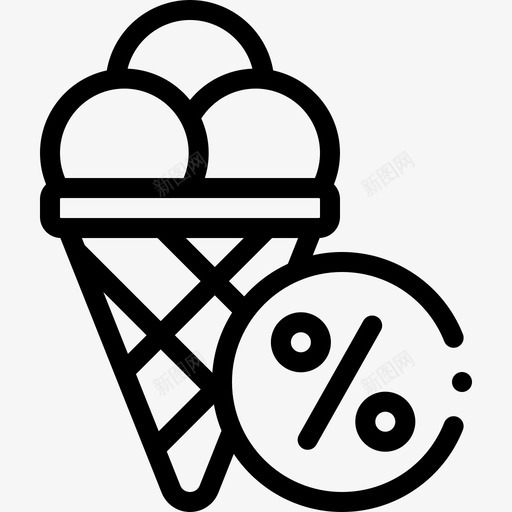冰淇淋夏季销售12直式图标svg_新图网 https://ixintu.com 冰淇淋 夏季 直式 销售