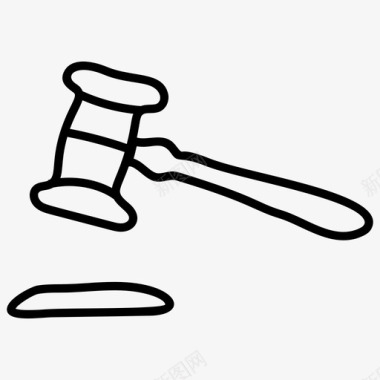 法律与秩序格雷沃法官司法符号图标图标