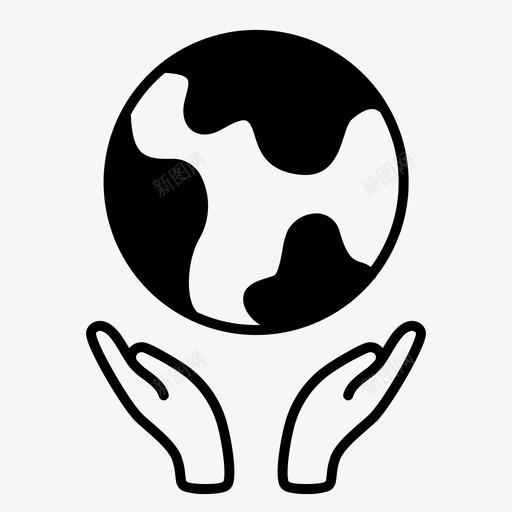 拯救地球关爱环境图标svg_新图网 https://ixintu.com 世界 关爱 地球 拯救 环境 生态 雕文