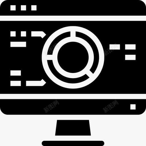 饼图网站和windows界面1填充图标svg_新图网 https://ixintu.com windows 填充 界面 网站 饼图