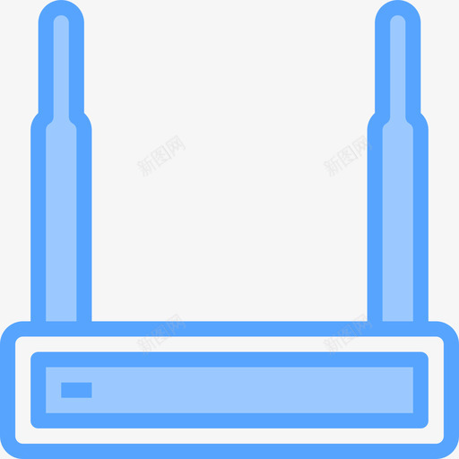 调制解调器计算机27蓝色图标svg_新图网 https://ixintu.com 蓝色 计算机27 调制解调器