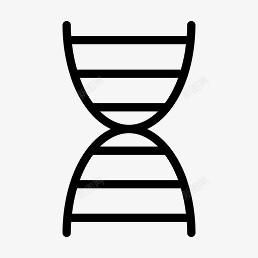 dna遗传学生物学染色体图标svg_新图网 https://ixintu.com dna遗传学 染色体 生物学