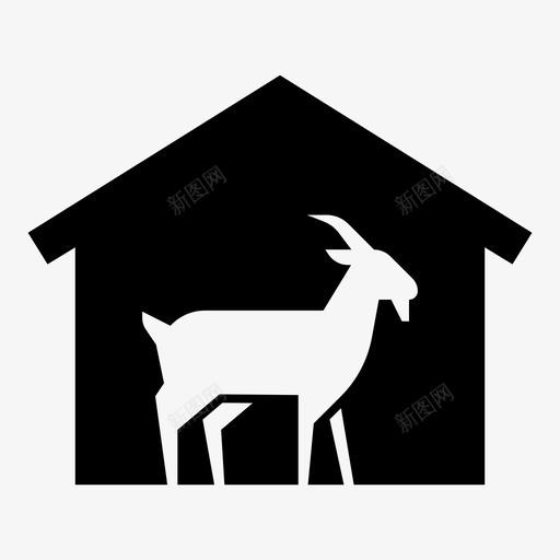 农场动物比利山羊农场图标svg_新图网 https://ixintu.com 农场 农村 动物 山羊 比利 牲畜