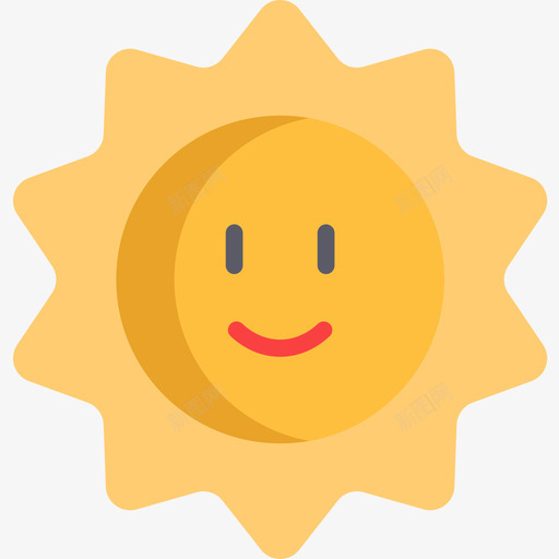 太阳动力24平坦图标svg_新图网 https://ixintu.com 动力24 太阳 平坦