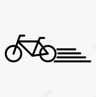 自行车踏板速度图标图标