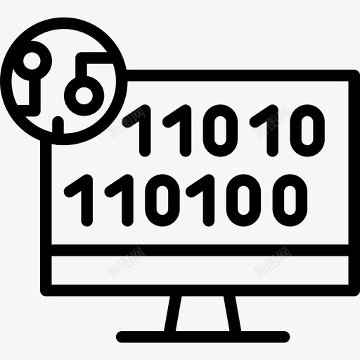 计算机人工智能55线性图标svg_新图网 https://ixintu.com 人工智能55 线性 计算机