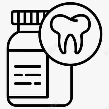 医学牙科牙医图标图标