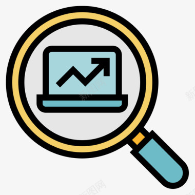 分析软件开发3线颜色图标图标