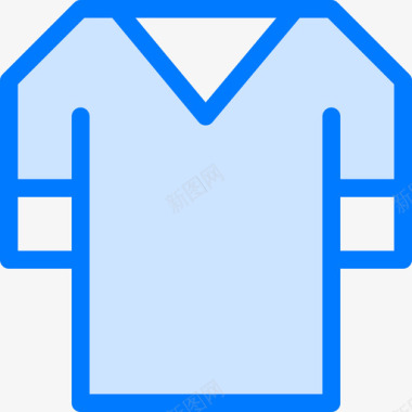 T恤巴西4蓝色图标图标
