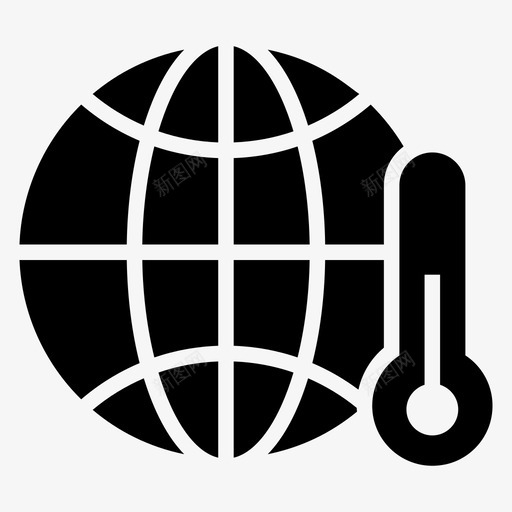 全球变暖向量气候变化地球温度图标svg_新图网 https://ixintu.com 世界温度 全球变暖 全球变暖向量 地球温度 核相关字形向量图标集 气候变化