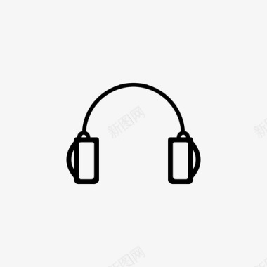 耳机听音乐声音图标图标