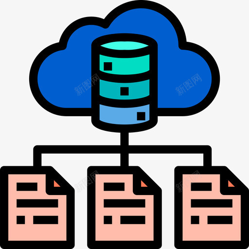 存储大数据42线性彩色图标svg_新图网 https://ixintu.com 大数 存储 彩色 数据 线性