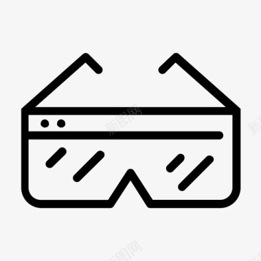 ar眼镜增强型现实图标图标
