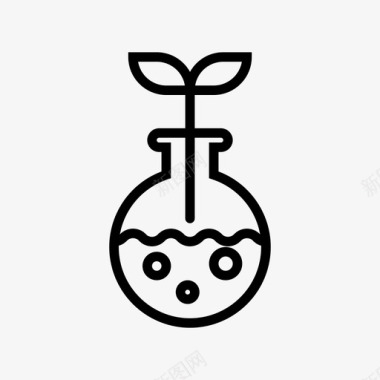 转基因农业遗传学图标图标