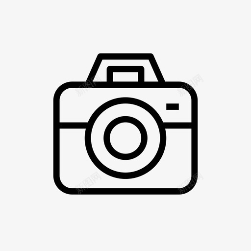 旅游摄影照相机图像图标svg_新图网 https://ixintu.com 图像 图片 户外活动性质 旅游摄影 照相机 野营
