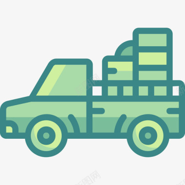卡车运输118双色调图标图标